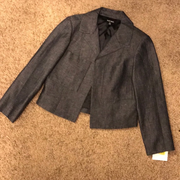 Ellen Tracy Indigo Denim Jacket